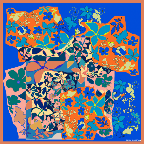 Flower Garden - Blue