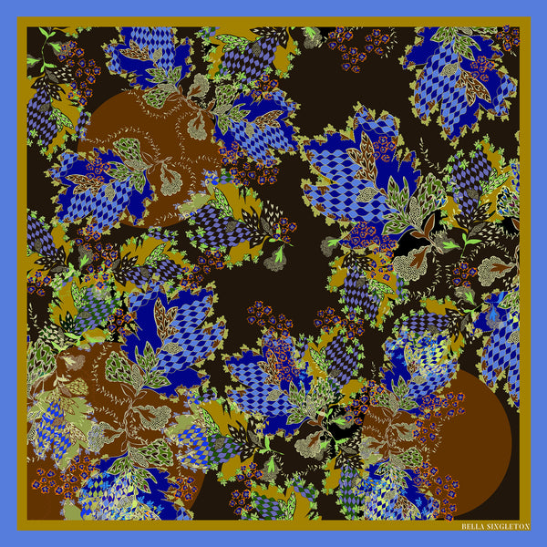 Autumn Leaves - Blue